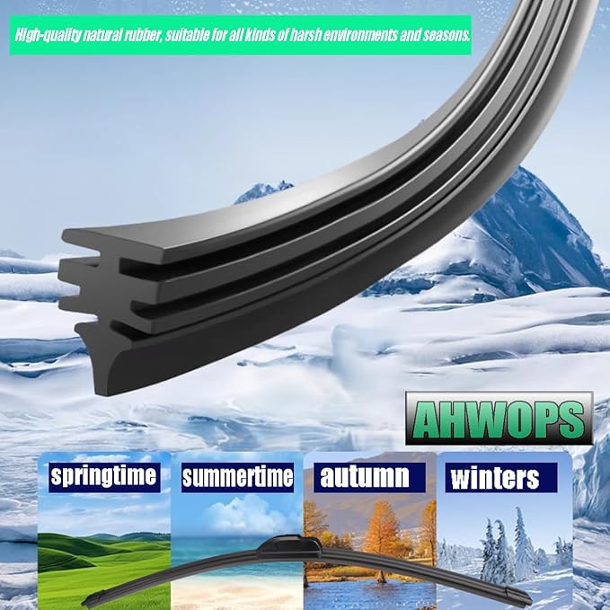 3 Wiper Front and Rear Wiper Blades for 2018-2023 Chevy Equinox, OE Original Style (24″/18″ Front/13″ Rear) For My Car