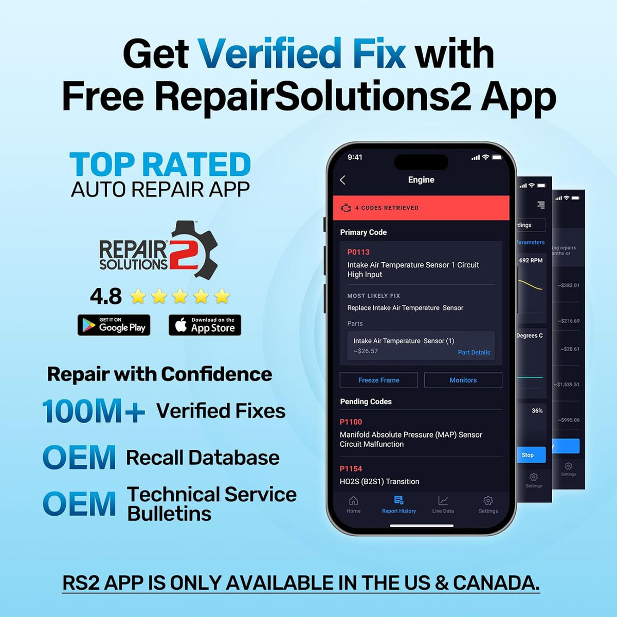 BLCKTEC 460T OBD2 Scanner Car Code Reader Engine ABS SRS Transmission Diagnostic Tool, 12 Reset Services, Oil/TPMS/EPB/BMS/SAS/DPF/Throttle Reset, ABS Bleeding, Battery Test, Auto VIN, Free Update