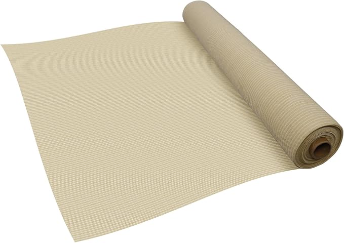 TANG Sun Shade Fabric Roll 8'x116' Shade Cloth for Garden Beige HDPE Mesh Shading Pergola Cover Replacement Canopy, 95% Blockage Sunshades for Outdoor Patio Backyard Plant