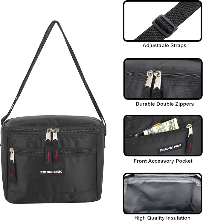 6 Can Cooler Bags Insulated Soft Cooler Lunch Bag for Men, Waterproof Leak Proof Cooler Bags Insulated