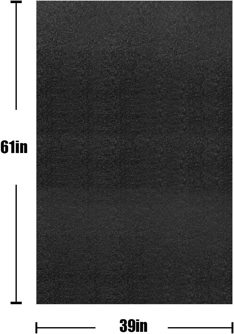 LINLA 61 x 39 in-Absorbent Oil Mat Contains Liquid Garage Floor Mat, Motorcycle Mat for Garage，Reusable, Washable, Protects Garage Floor or Driveway Surface, Shop,Parking,