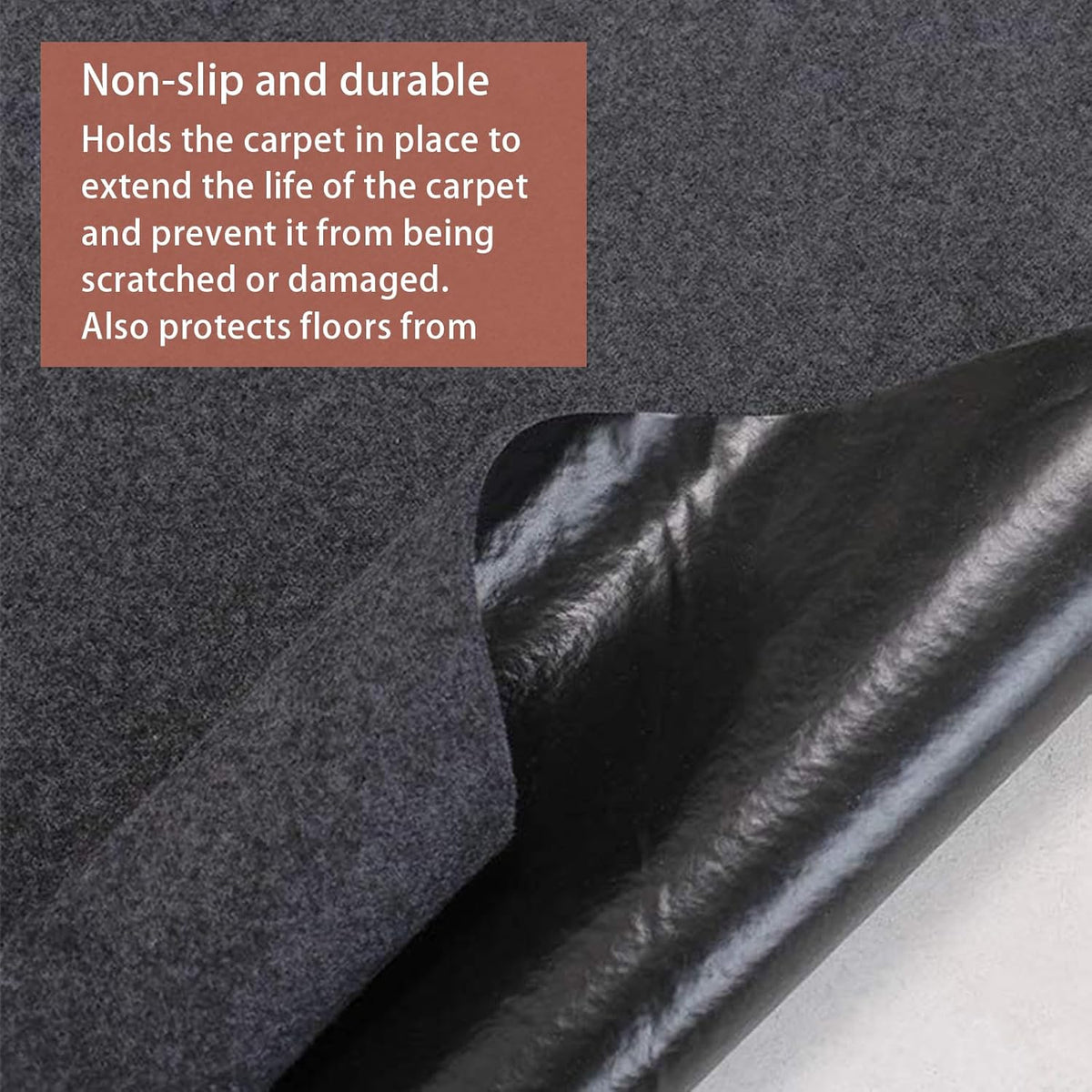Garage Mats Oversize Garage Floor Paking Mats for Under Car, 8.8 x 22 Ft Non-Slip Gray Garage Flooring Carpets, Absorbent Oil Garage Parking Mat, Waterproof Mats