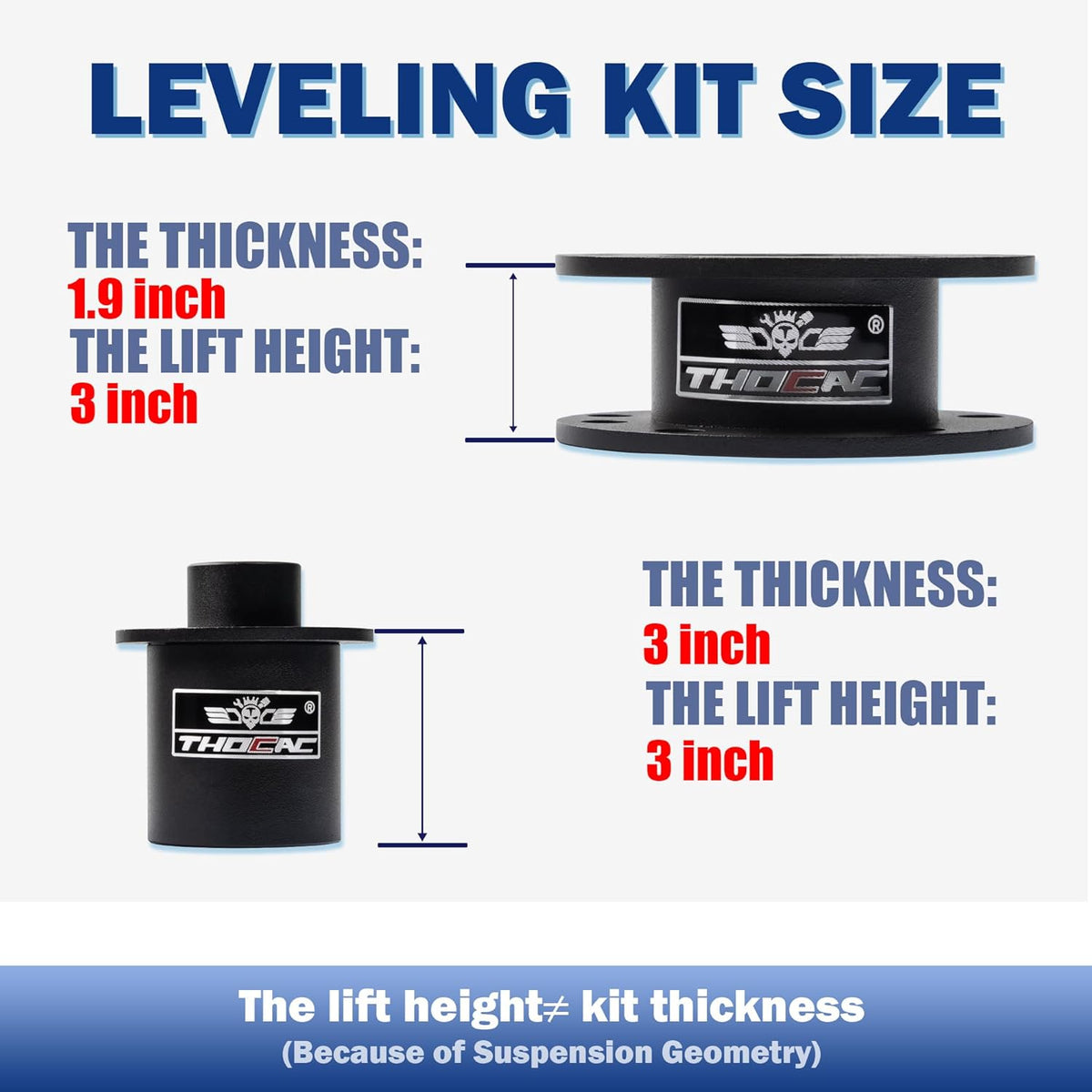3" Front and Rear Lift Kit for 2003-2011 Crown Victoria, Grand Marquis, Town Car, and 2003-2004 Marauder