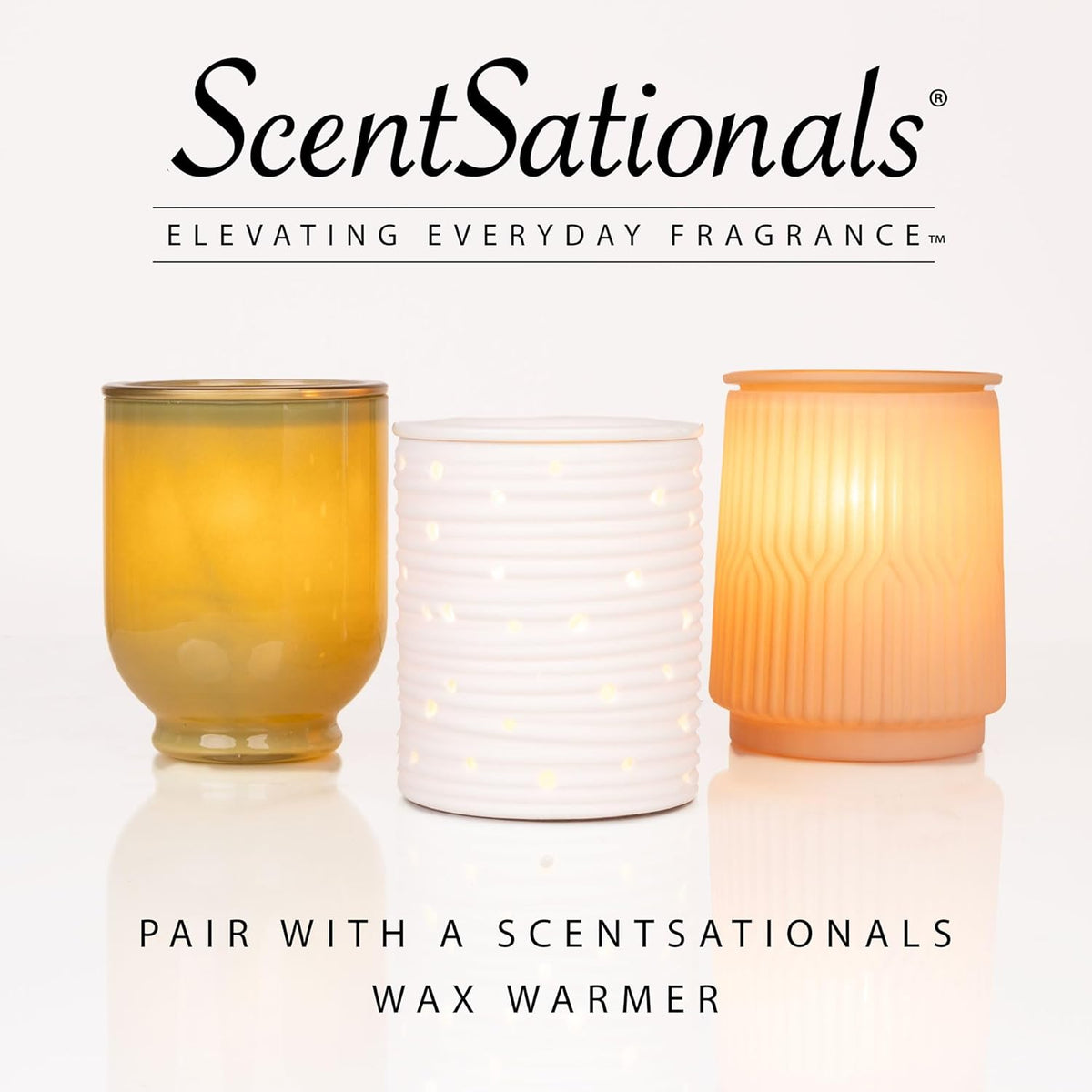 Scentsationals Wax Melts, Wax Cubes Strong Scent - Caribbean Clouds - Long Lasting Scented Wax Melts for Warmer, 10oz (24-Cubes)