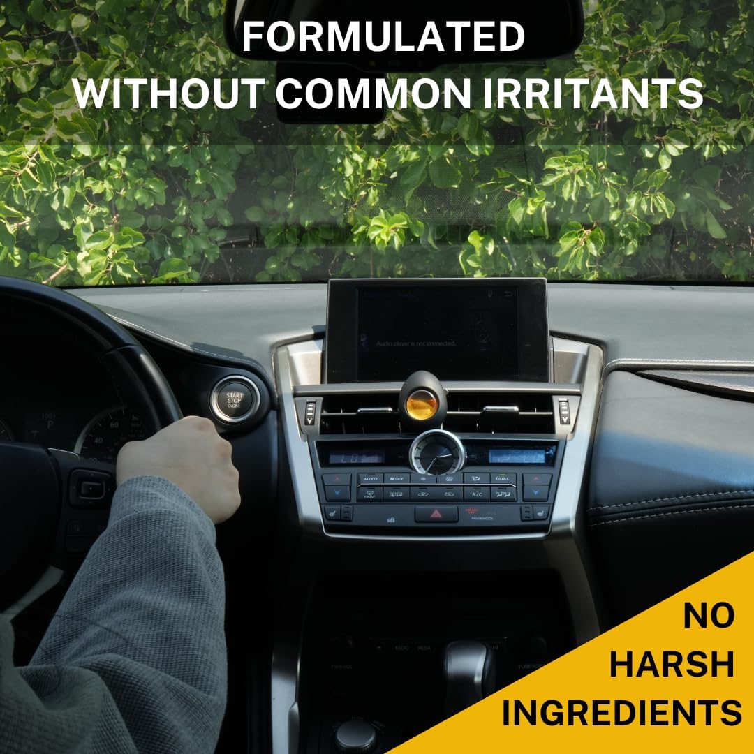 Air Jungles Car Air Freshener Vent Clip 4 Count, 4 ml Each, Long-Lasting Car Odor Eliminator, Up to 120 Days Freshness for Auto, Truck, Home