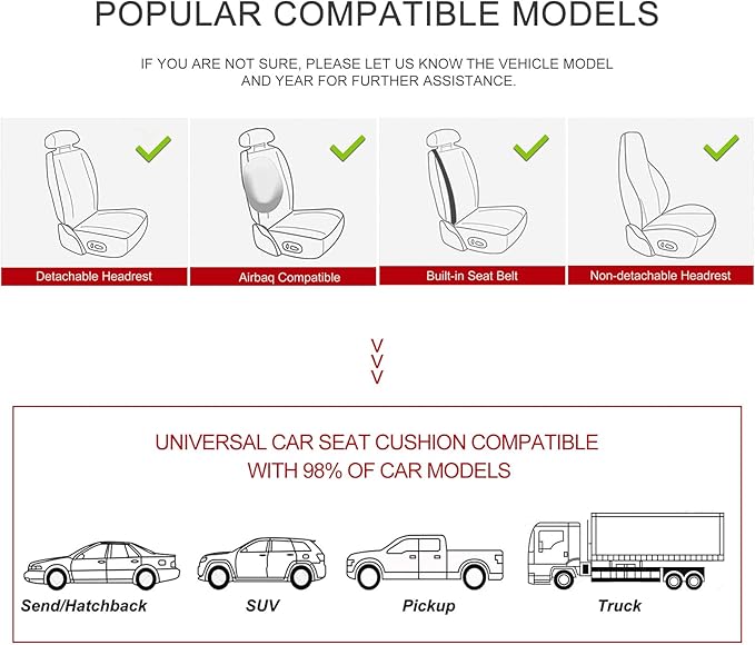 Car Seat Cover for Luxury & Comfort - PU Leather, Anti-Slip, Full Wrap Protection with Storage Pocket for Bottom Cushion - Universal Fit for 95% of Vehicles (Coffee Color,1 Piece)