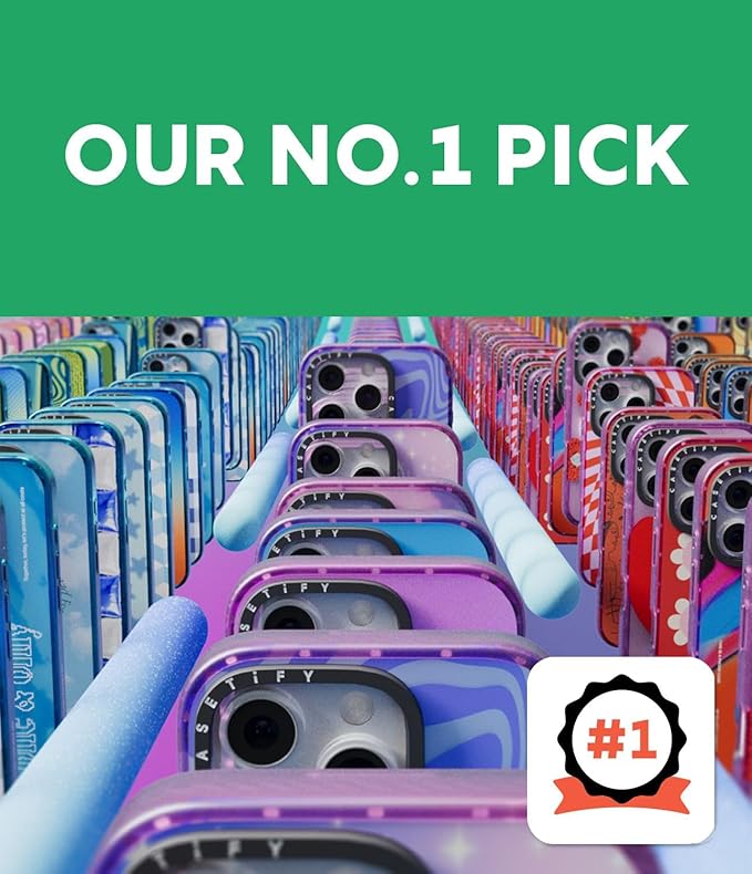 CASETiFY Impact iPhone 15 Pro Max Case [Slim/Compatible with Magsafe / 8.2 ft. 4X Military Grade Drop Protection] - Luxe Garden-Porcelain - Clear Black