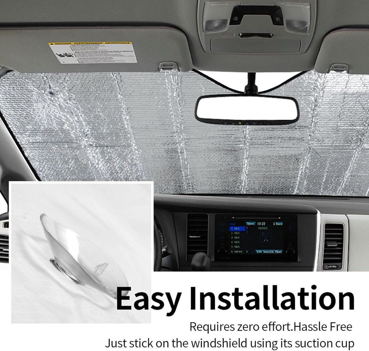 Duck Car Windshield Sunshade Front Window Sun Visor Protector Foldable Shield Cover for Truck SUV