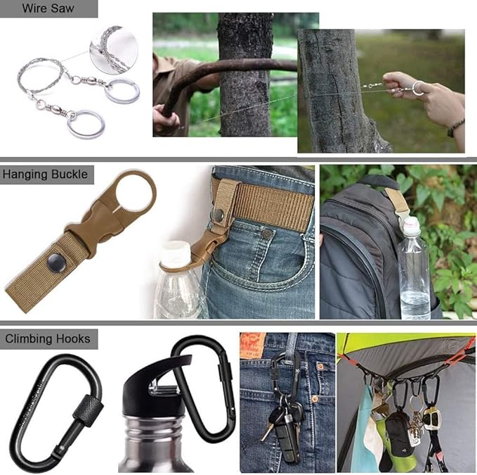 Gifts for Men Dad Him Birthday Christmas Fathers Day, Cool Gadget/Survival Gear and Equipment, Unique Camping Hunting Hiking Outdoor Gear, Gift Idea for Valentines Day Boyfriend Boys Stocking Stuffer