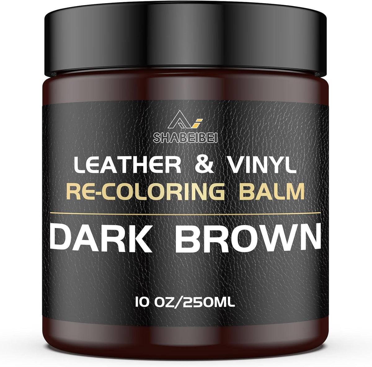 Leather Recoloring Balm,10oz Leather Color Restorer Leather Repair Kit for Furniture Car Leather Scratch Remover, Dark Brown Leather Color Restorer for Couches,Leather Dye Paint for Faded