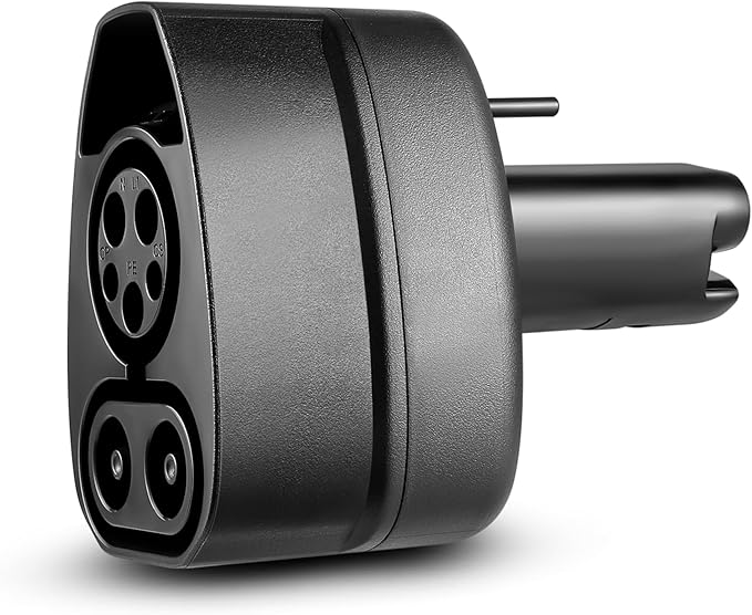 Lectron CCS to NACS Adapter for Tesla Model S, 3, X, Y & All NACS EVs (500A / 1,000V) – UL 2252 Certified CCS1 Fast Charger Adapter – Not Compatible with Cybertruck (Black)