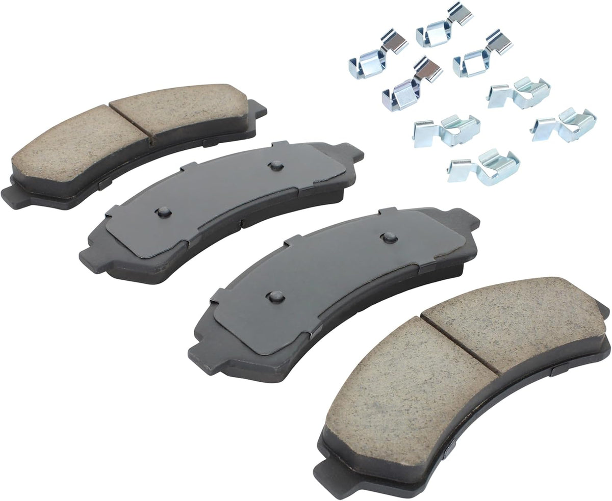 Premium Semi-Metallic Front Brake Pads (1001-0726M) Compatible with 1997-2005 Chevrolet/GMC/Isuzu/Oldsmobile (Blazer/Bravada/Hombre/Jimmy/S10/Sonoma)