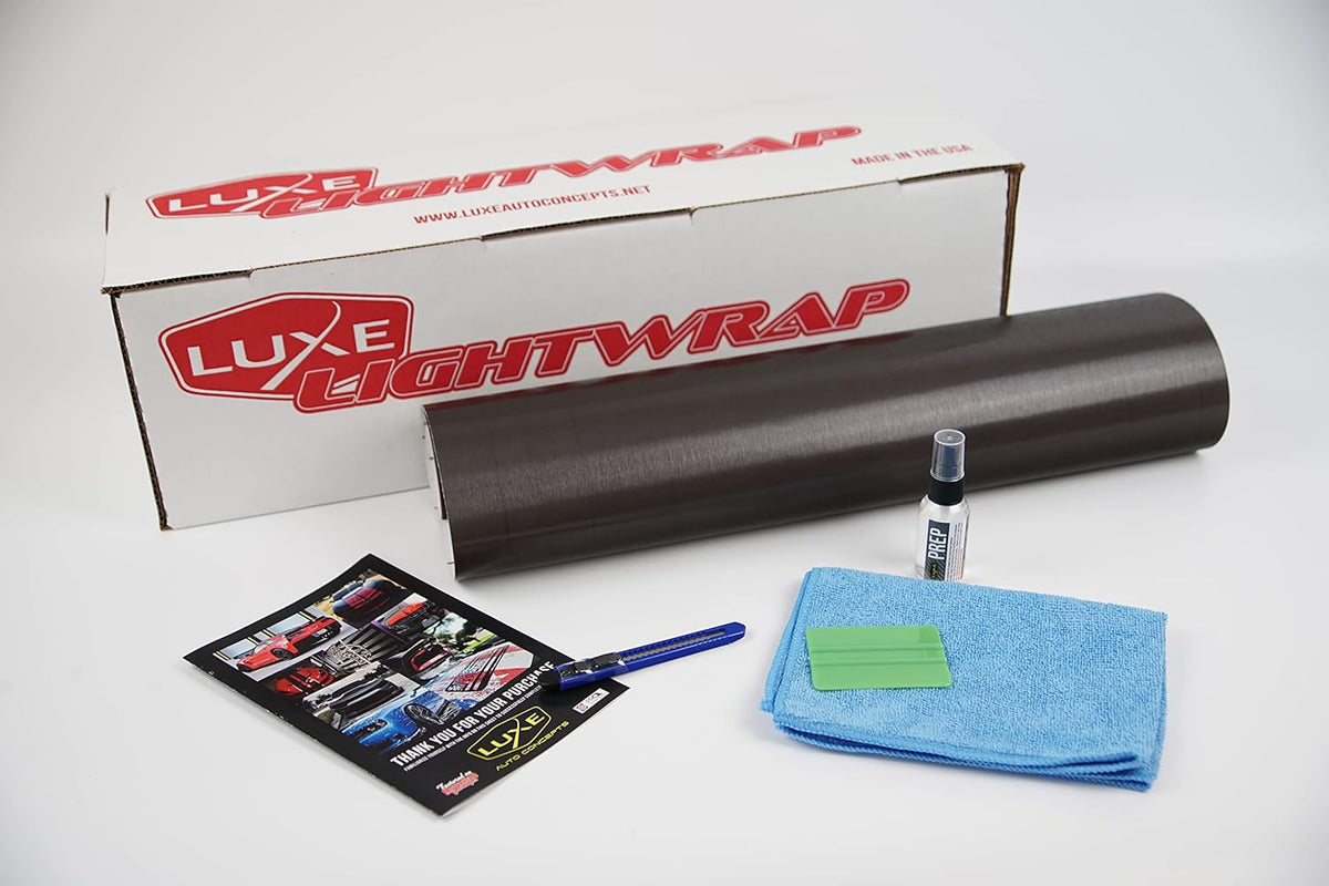 Luxe LightWrap Mid Metal Universal Headlight Tail Light Tint Kit (20” x 2 Yard)