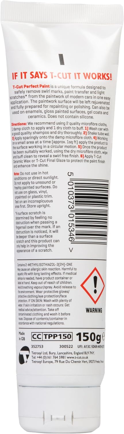 T-Cut Rapid Scratch Remover Paintwork Car Polish 5.3 Oz