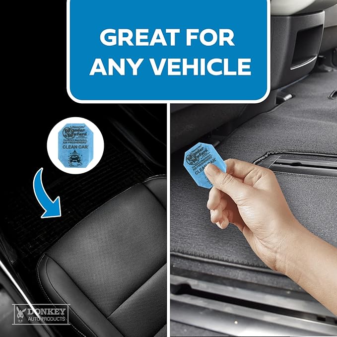 Wonder Wafers - Diamond-Ultra Scented Car Air Fresheners - Individually Wrapped (15 Per Pack) (Clean Car)