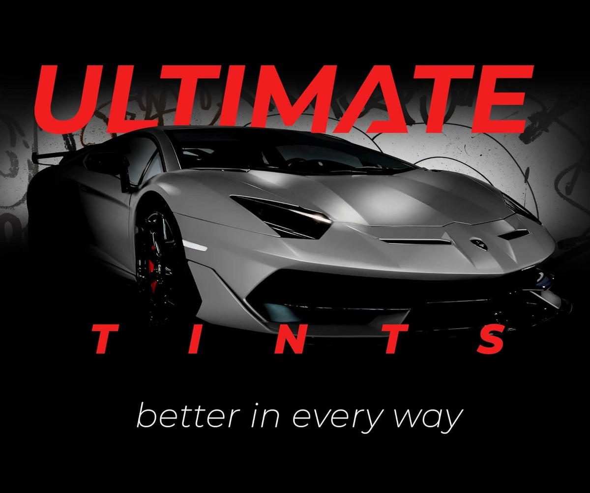 VViViD+ Ultimate Headlight Taillight Tint Vinyl Wrap (16" x 30ft, Dark Smoke)