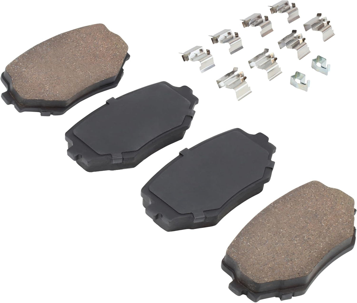 Premium Ceramic Front Brake Pads (1001-0680C) Compatible with Chevrolet Tracker 2008-2008, Suzuki Grand Vitara 1999-2005, Suzuki Sidekick 1996-1998, Suzuki XL-7 2002-2004