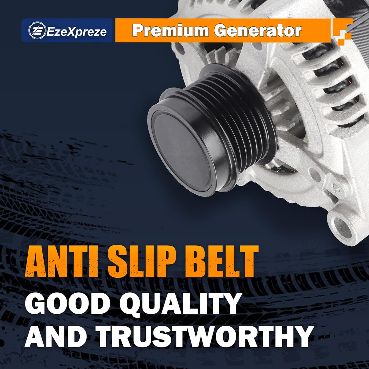 Ezexpreze Alternator Compatible with Chrysler 200 11-14, Town & Country alternator 11-16 & Dodge Avenger 11-14, Grand Caravan 11-20, Journey 11-19 & Ram C/V & VW Routan, V6 3.6L,11570N, 11570