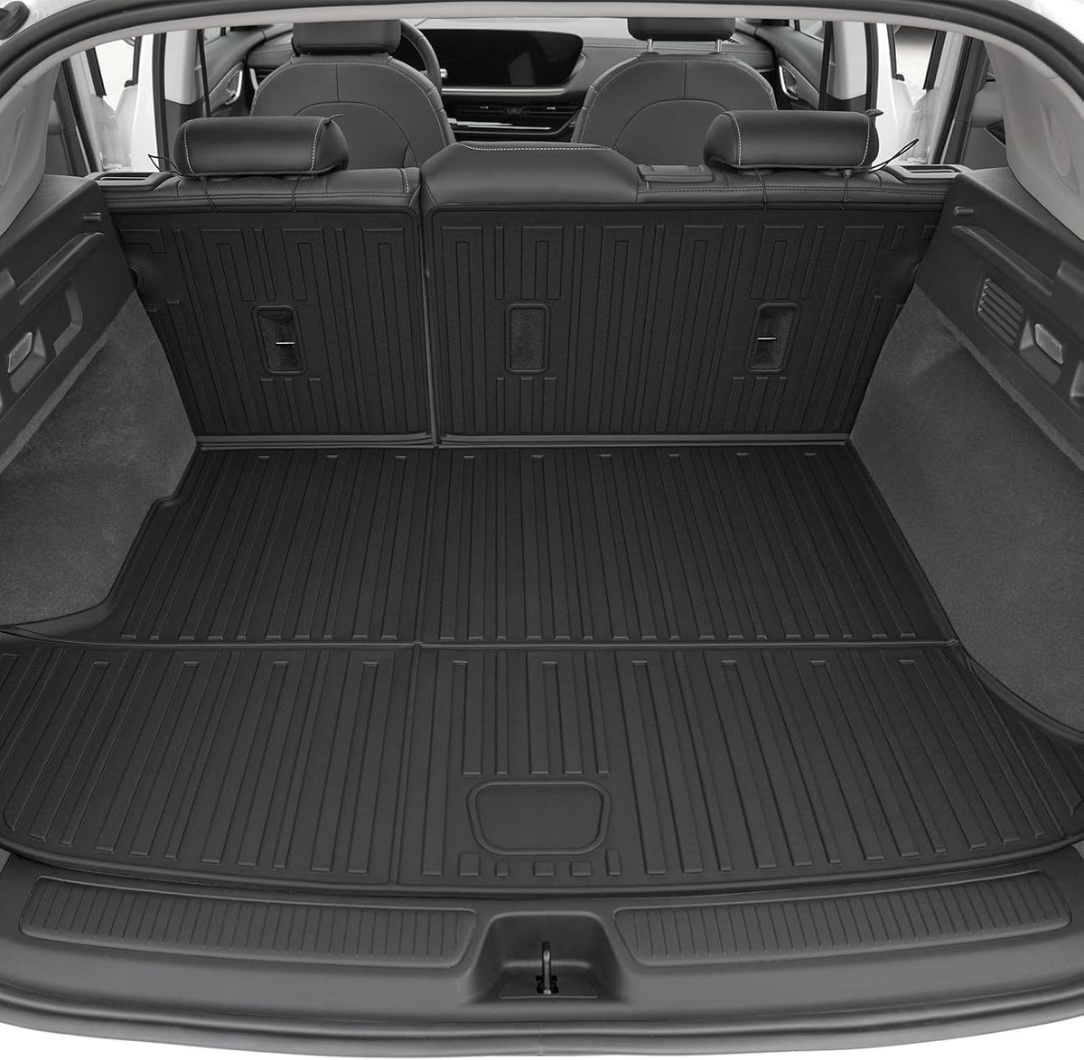 Floor Mats Set for Buick Envision 2021-2025 Accessories, Full Coverage All Weather Floor Mats Cargo Mat with Backrest Protectors & Door Sill Guards