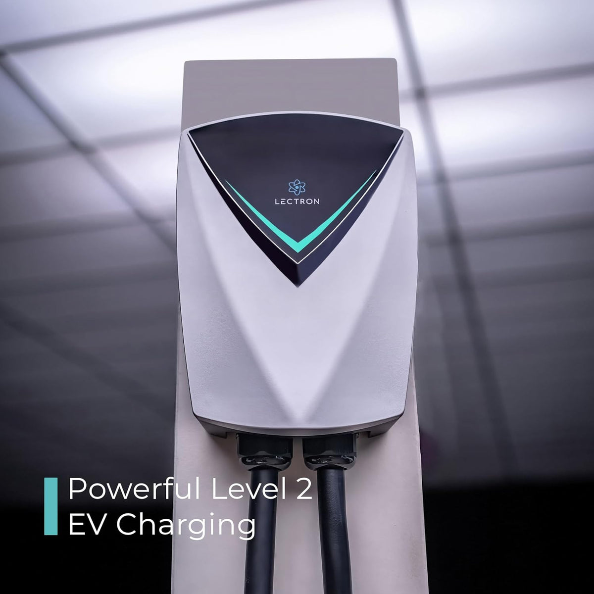 Lectron Tesla (NACS) V-Box Pro Electric Vehicle Charging Station (WiFi) 48 Amp with App Control - Level 2 EV Charger (240V) with NEMA 14-50 Plug/Hardwired Compatible with All Tesla Models S/3/X/Y
