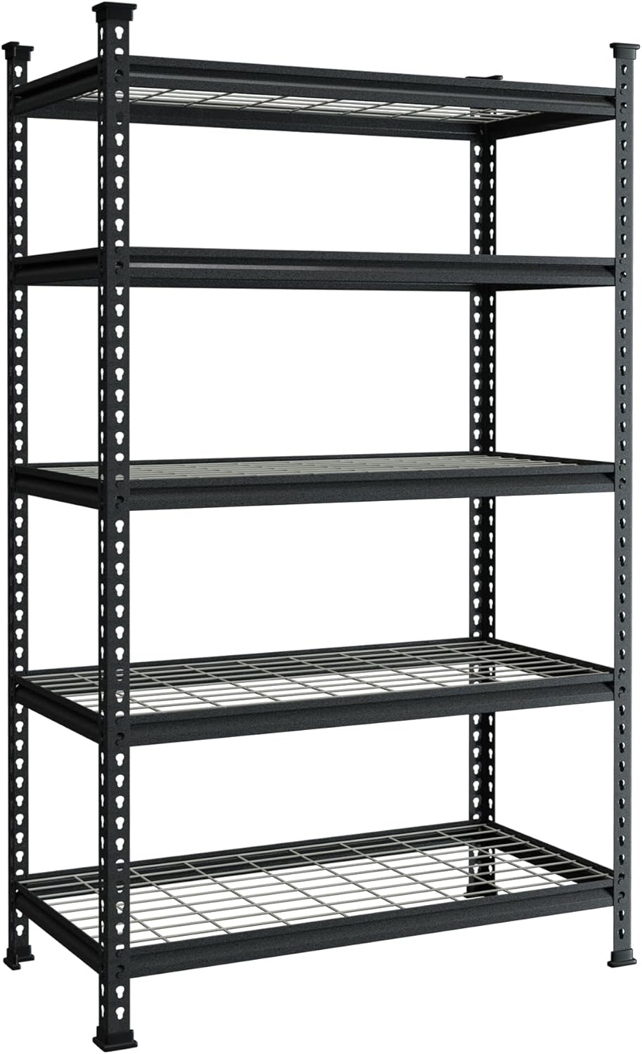 WORKPRO 5-Tier Metal Garage Shelving Unit, 36”W x 18”D x 72”H Storage Shelves, Adjustable Storage Rack Heavy Duty Shelf, 4000 lbs Load Capacity (Total), for Garage, Kitchen, Bathroom, Warehouse