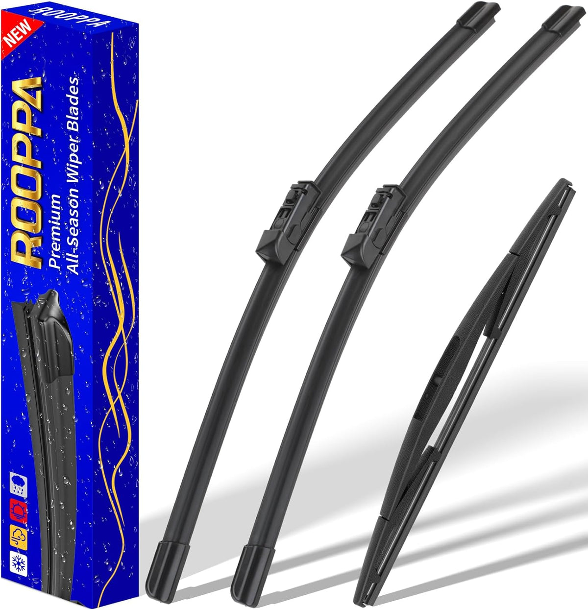 3 wipers Replacement for 2019-2023 Subaru Ascent, Windshield Wiper Blades Original Equipment Replacement - 26"/20"/14" (Set of 3)