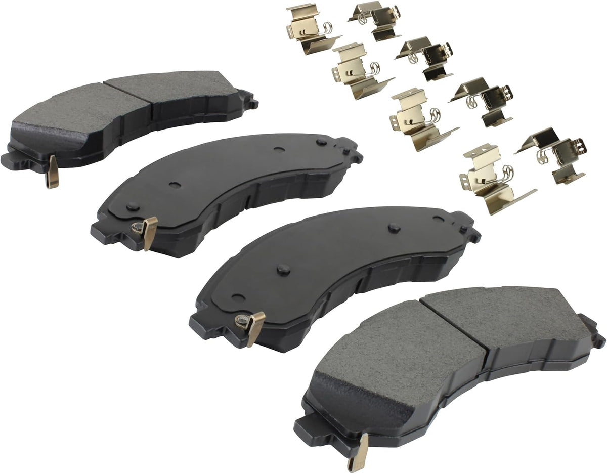 Premium Semi-Metallic Front Brake Pads (1001-2404M) Compatible with 2021-2024 Chevrolet/GMC (Express 2500/Express 3500/Express 4500/Savana 2500/Savana 3500/Savana 4500)