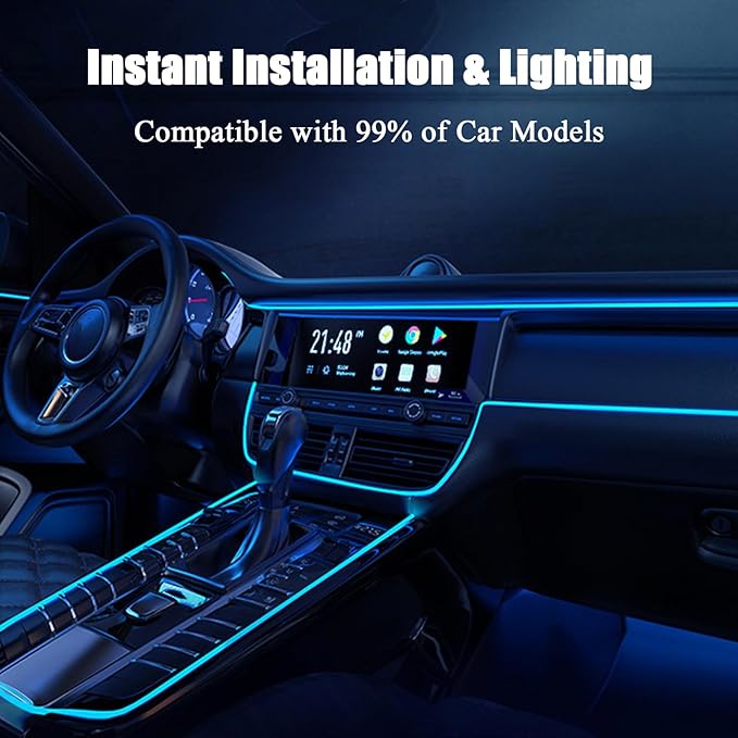 Car Interior Lights for Audi SQ2 SQ5 SQ6 e-tron SQ7 SQ8 SQ8 e-tron LED Car Interior Atmosphere Lamp Car Ambient Lighting Kits,Red