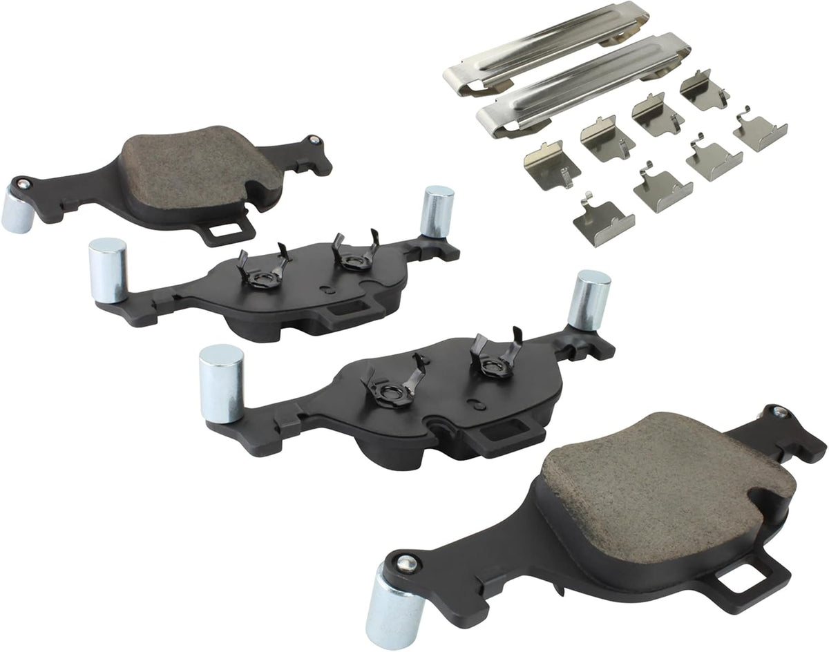 Premium Ceramic Front Brake Pads (1001-2060C) Compatible with 2017-2025 BMW (430i/430i Gran Coupe/430i xDrive/530e/530e xDrive/530i/540i/540i xDrive/i4/X5/X6)