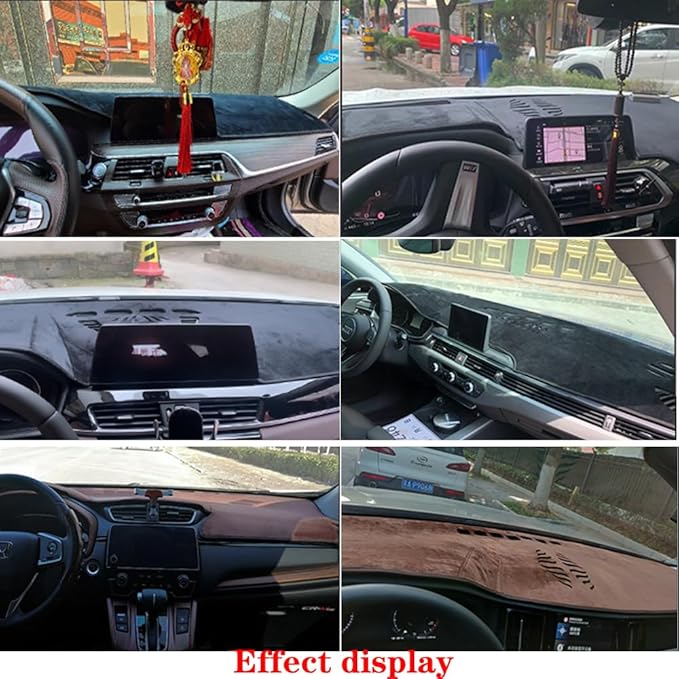 Dashboard Cover for Buick Lacrosse 2005-2008,Anti-Glare Sun Shield,Non-Slip Custom Fit Dash Mat,Interior Protector,French Velvet