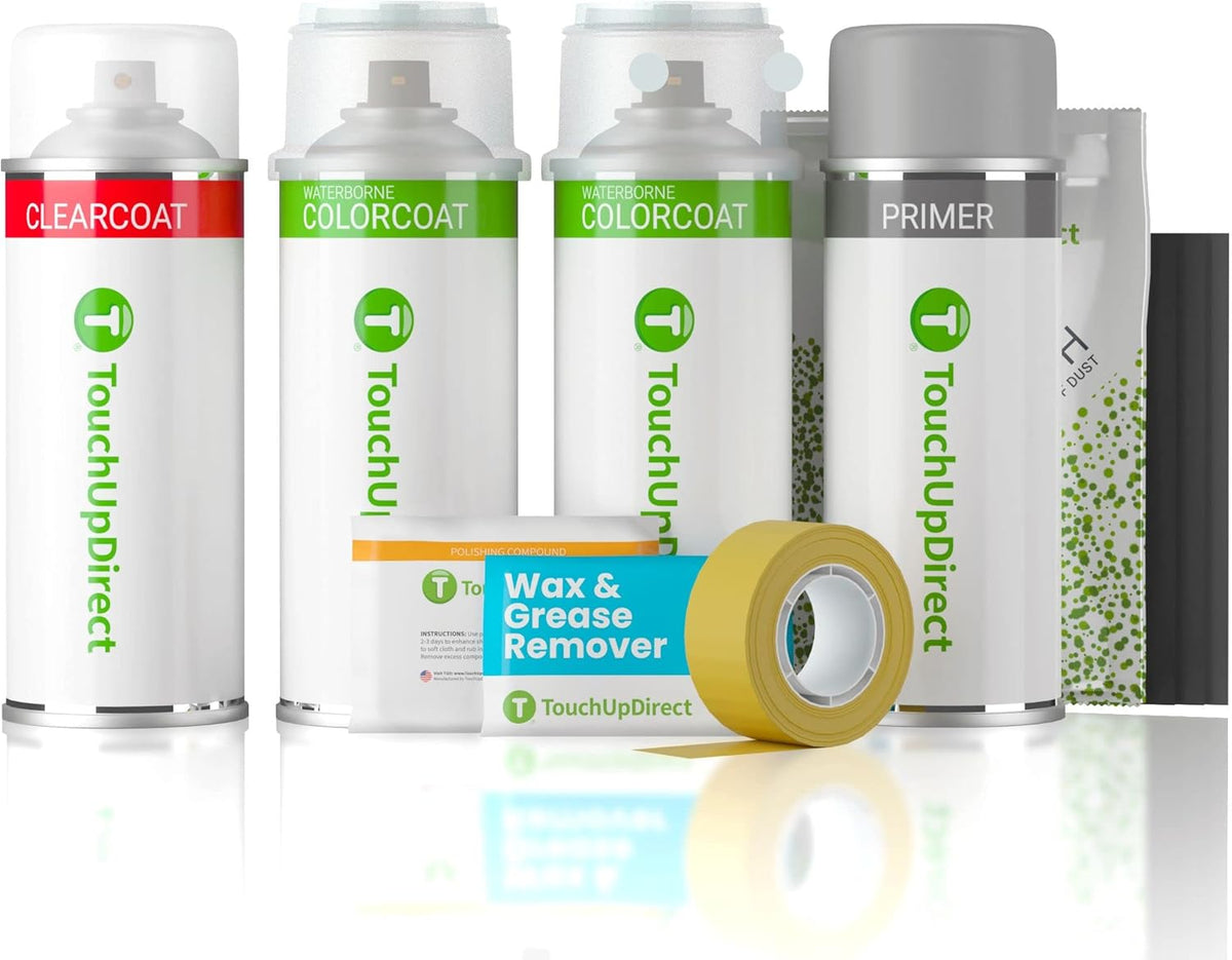 TouchUpDirect 089 Wind Chill Pearl Compatible with Toyota Exact Match Touch Up Paint Aerosol - Platinum Kit