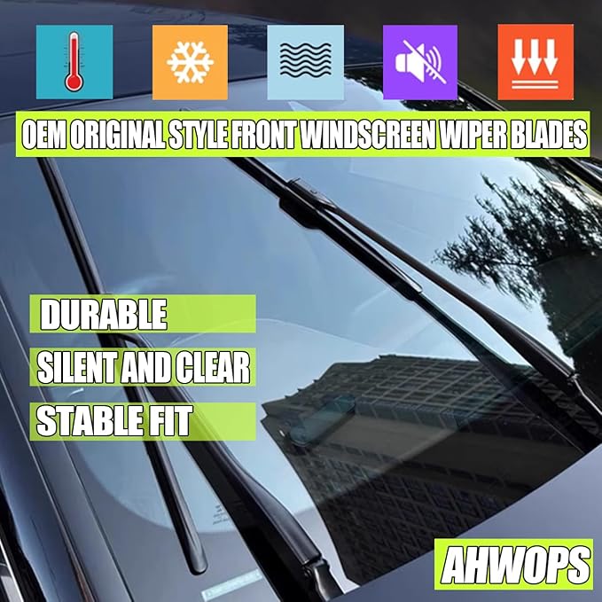 3 Wiper Front and Rear Wiper Blades for Lexus GX470 2003-2009, OE Original Style (22″/21″ Front/14″ Rear) For My Car