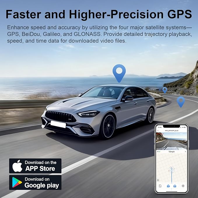 Mangoal 4K Dash Cam Custom fit for Toyota 4Runner 2025 2026 (Model B), Limited SR5 TRD Off Road Premium TRD Sport Premium etc, Integrated OEM Look, UHD 2160P Video, App & WiFi, GPS, 64GB Card