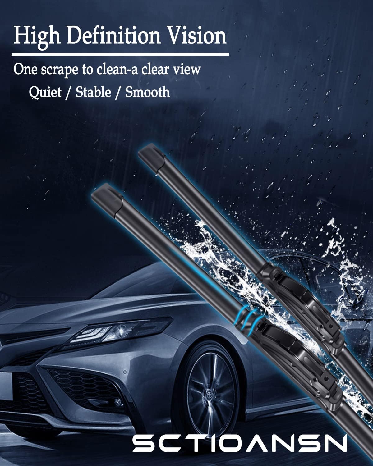 3Pcs Mazda CX5 Windshield Wipers for Mazda CX-5 2013 2014 2015 2016, Original Equipment Automotive Replacement Windshield Wiper Blades- 24"/18"/14" (Pack of 3) J- HOOK