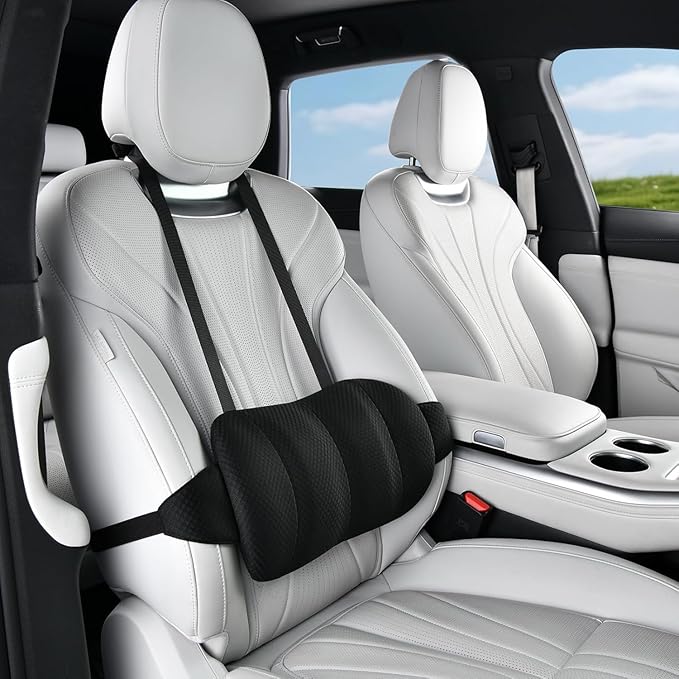 1 Piece Automotive Seat Lumbar Support Pillow for Chevy Chevrolet Suburban 2021-2024 2025 2026, Driving Lower Back Cushion Ergonomic Orthopedic Posture Rest