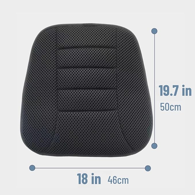 Mesh Car Seat Cushion for Driving, Summer Cooling Breathable 3D Air Car Seat Pad for SUV Pickup Truck Or Office Chair (Dark Gray)