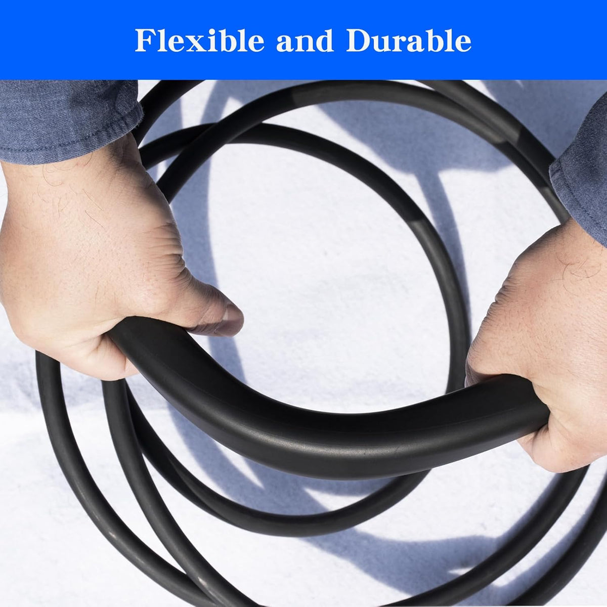 EV Charger Cable Protector, Garage Door Pass Through, Electric Car Charging Cable Protector, Heavy-Duty Soft Rubber, ID 21mm, for Tesla Gen 2 (Model 3/Y/X/S) and J1772 Wall Connectors