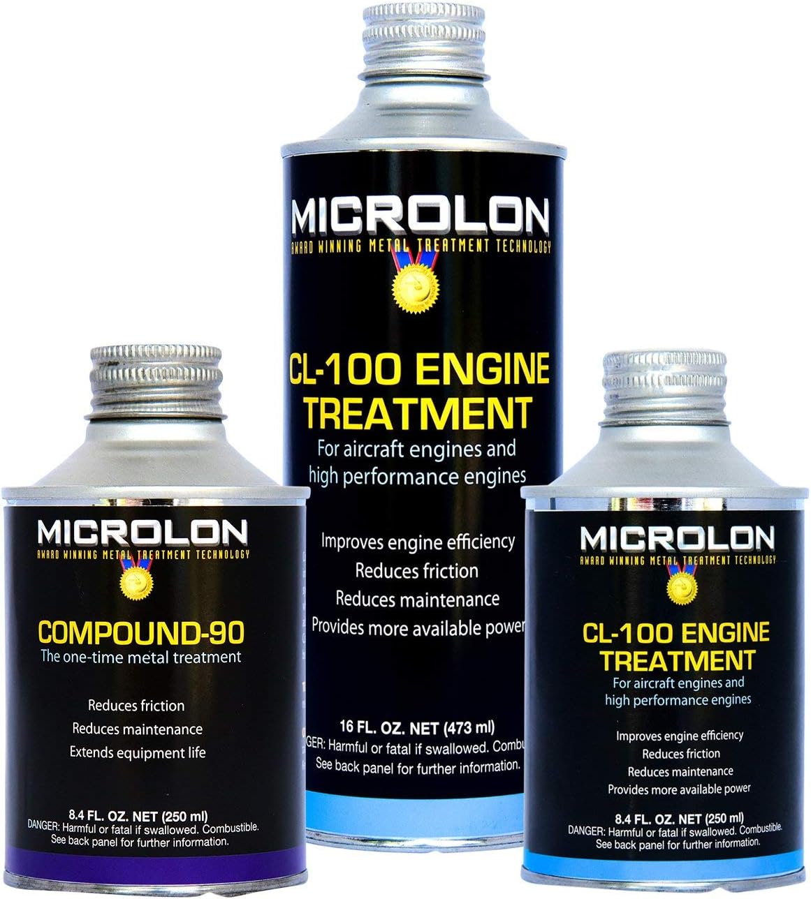 Microlon Cl100 High Performance Engine Treatment Kit for 4-Cylinder Engine
