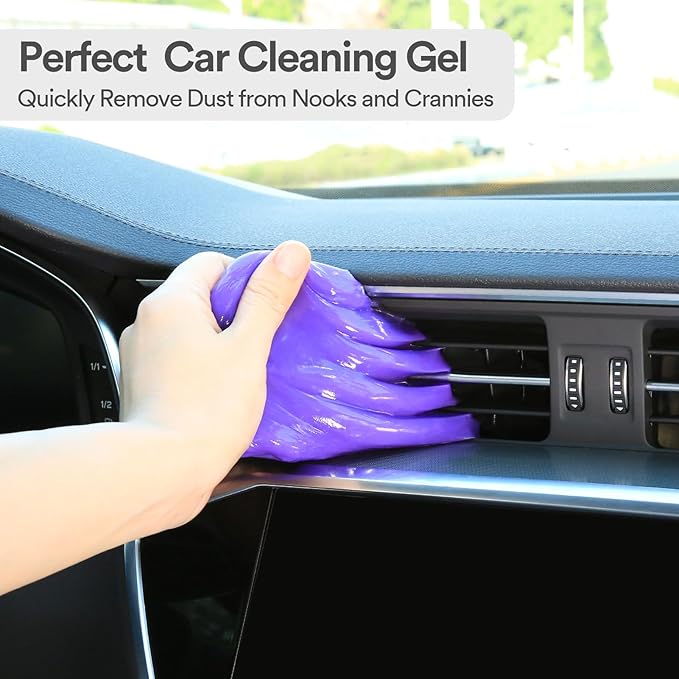 PULIDIKI Car Cleaning Gel Detailing Kit Automotive Dust Car Crevice Cleaner Slime Auto Air Vent Interior Detail Removal for Car Putty Cleaning Keyboard Cleaner Car Accessories