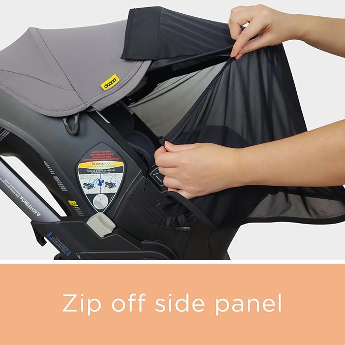 Doona Sunshade Extension | Doona Accessories Stroller for Summer | Car Seat Cover Attachment for Sun Protection | Carseat Canopy for Baby Sun Shade Extender | Also Compatible with Carseat