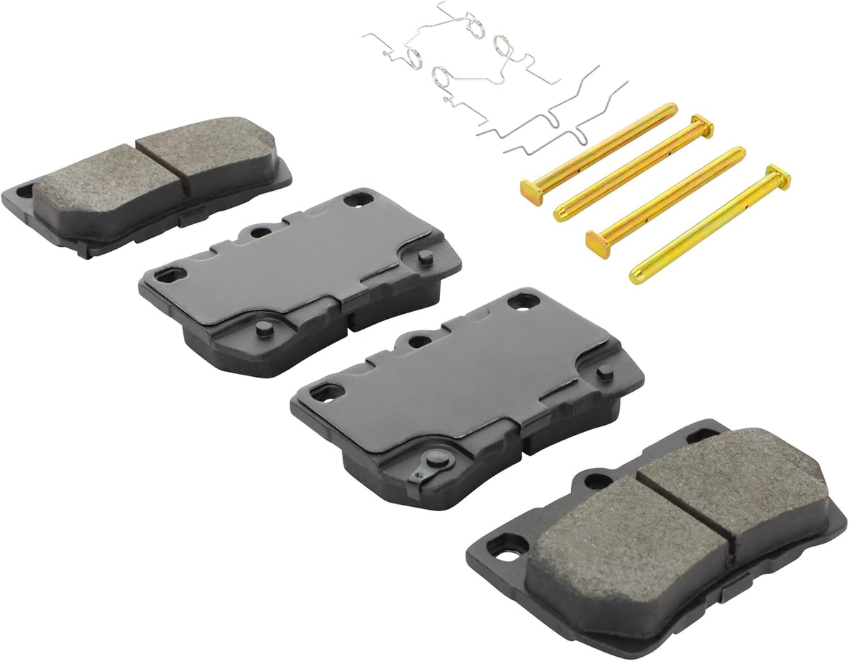 Premium Ceramic Rear Brake Pads (1001-1113AC) Compatible with Lexus IS250 2006-2013