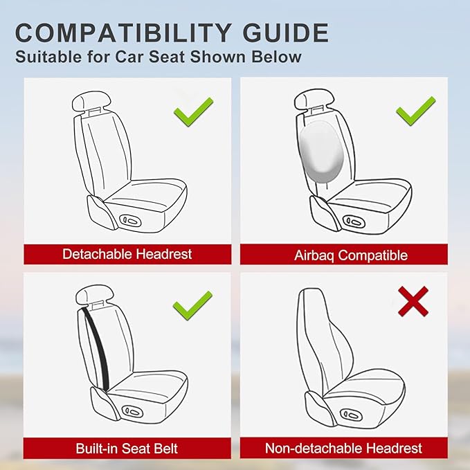 1 Pack Ventilated Cooling Car Seat Cover for Summer, 3D Air Mesh Breathable Leather Front Seat Protector with Storage Pocket, Universal Fit Non-Slip Seat Cushion for Car Truck SUV(Black)
