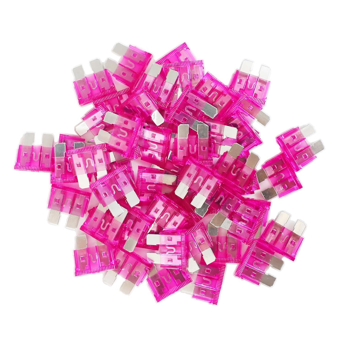 (80Pcs) 4 Amp Standard Fuse, 4A Car Blade Fuses for Car/RV/Truck/SUV/Motorcycle/Boat