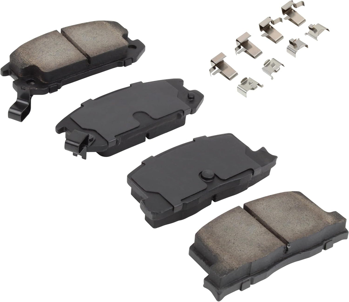 Premium Ceramic Rear Brake Pads (1001-0657C) Compatible with Toyota MR2 1991-1995, Toyota MR2 Spyder 2000-2005