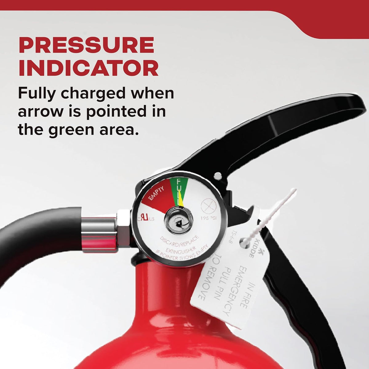 Kidde Multipurpose Fire Extinguisher for Home, Office, Dorm, Residential 3A40BC