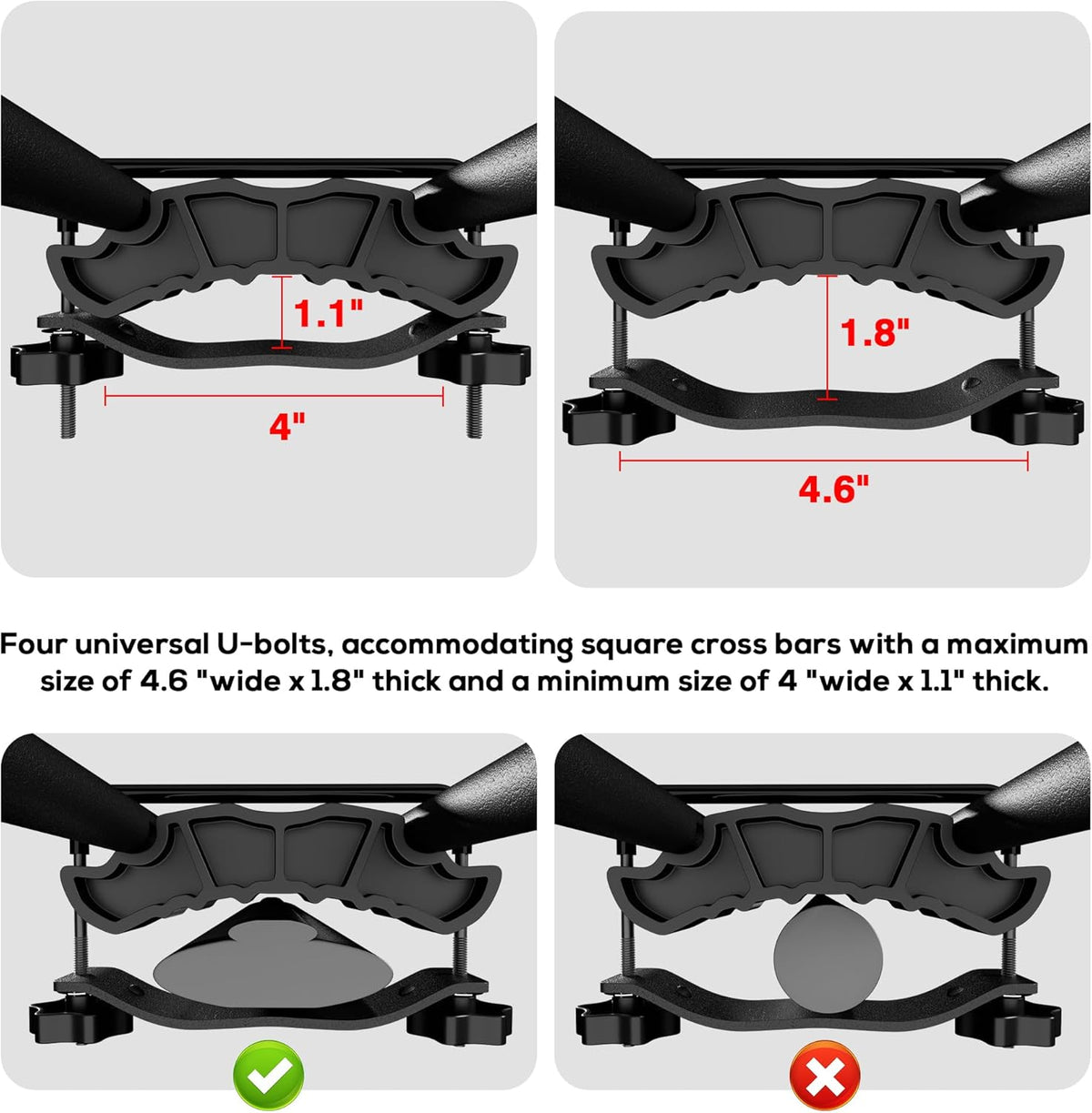 WILDROAD Roof Rack Cargo Basket, Upgraded 4” Fence Car Roof Basket with Extension, 64"x 39"x 4" Universal Car Top Luggage Holder Carrier Basket Fits for SUV Truck Cars