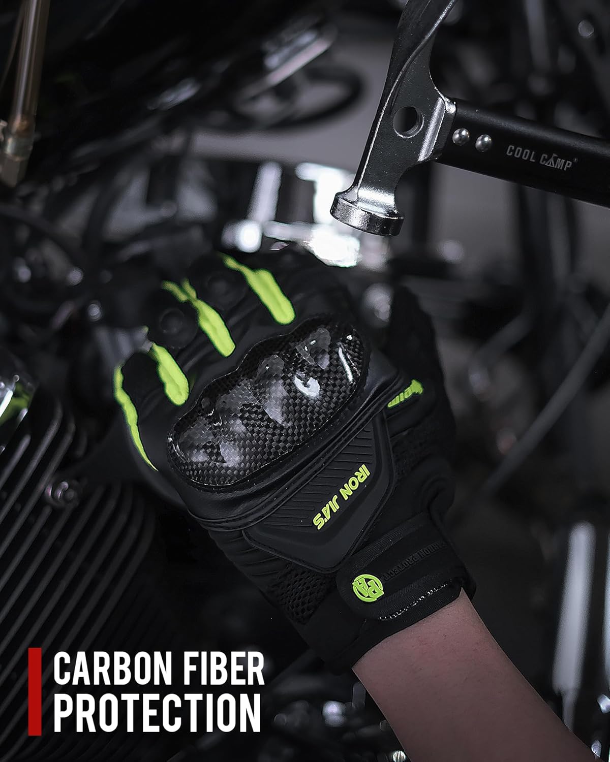 Motorcycle Gloves Touch Screen for Men Women Padding Hard Knuckle Cycling Motorbike ATV Hiking Riding Climbing Glove