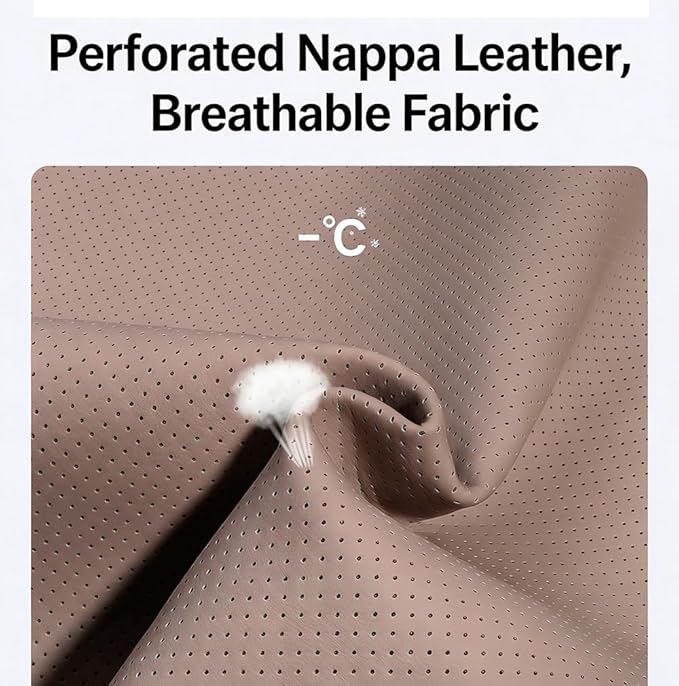 Car Neck Pillow & Lumbar Support for MINI F55 2025-2026 Ergonomic Breathable Mesh Auto Seat Back Cushion Headrest,Black-Lumbar Support