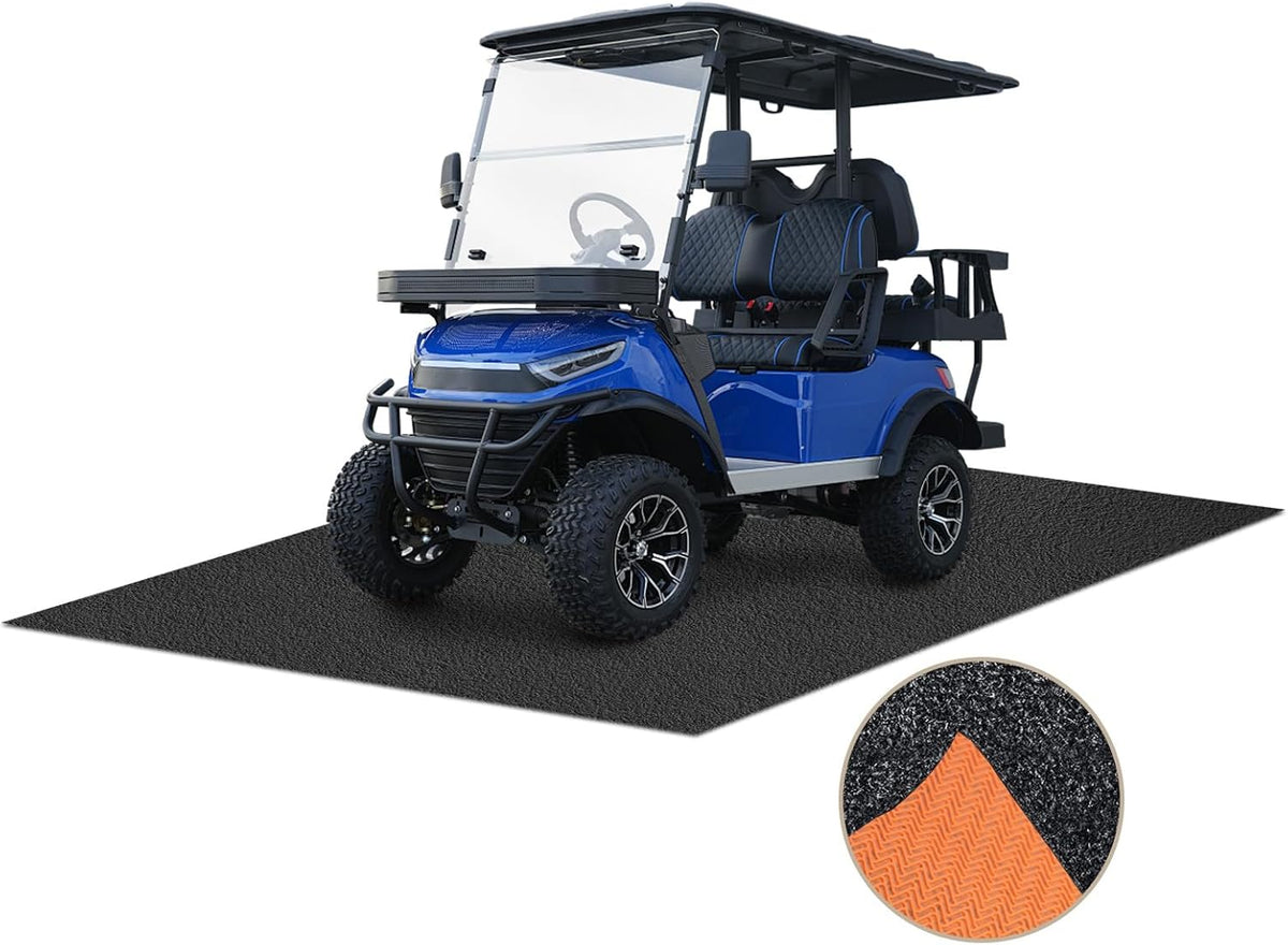 8.5 x 6.6 Ft Garage Floor mats for Under car, Garage mats for Floor Upgraded, Oil Spill mat, Absorb Oil Quickly, Garage Carpet, Reusable, Washable, Protects Floor 3mm TPR Non-Slip Thickening