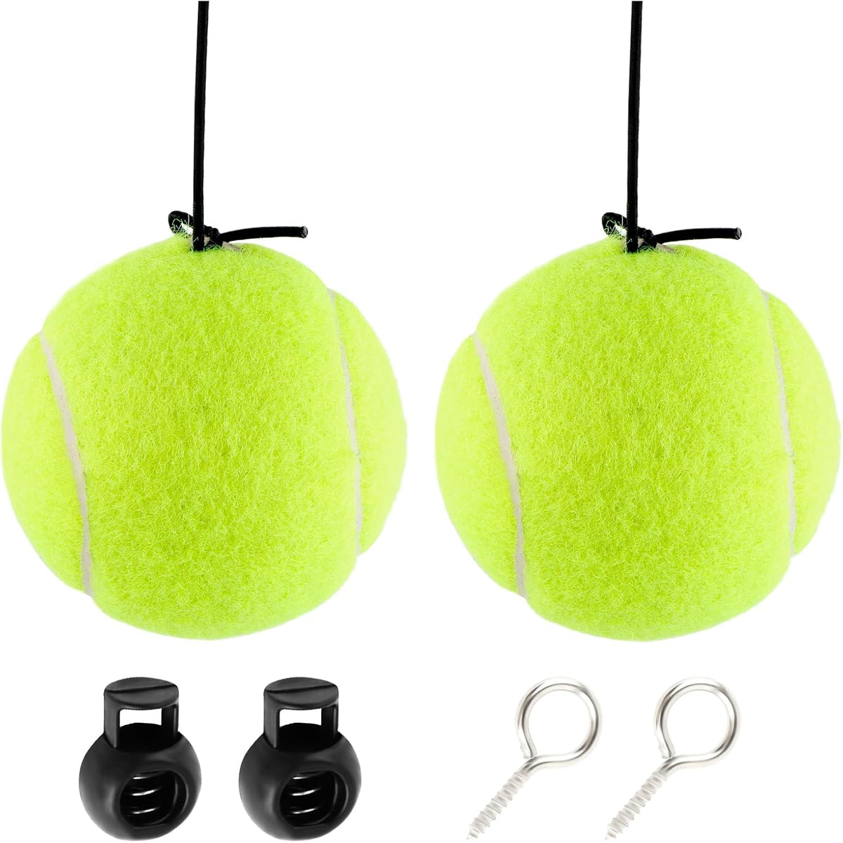 2PCS Tennis Garage Parking Aid with Lanyard,Height Adjustable Parking Stopper for Garage for Guided Parking,Garage Parking Sensor Avoid Crash and Scratch Car Accessories (2PCS)